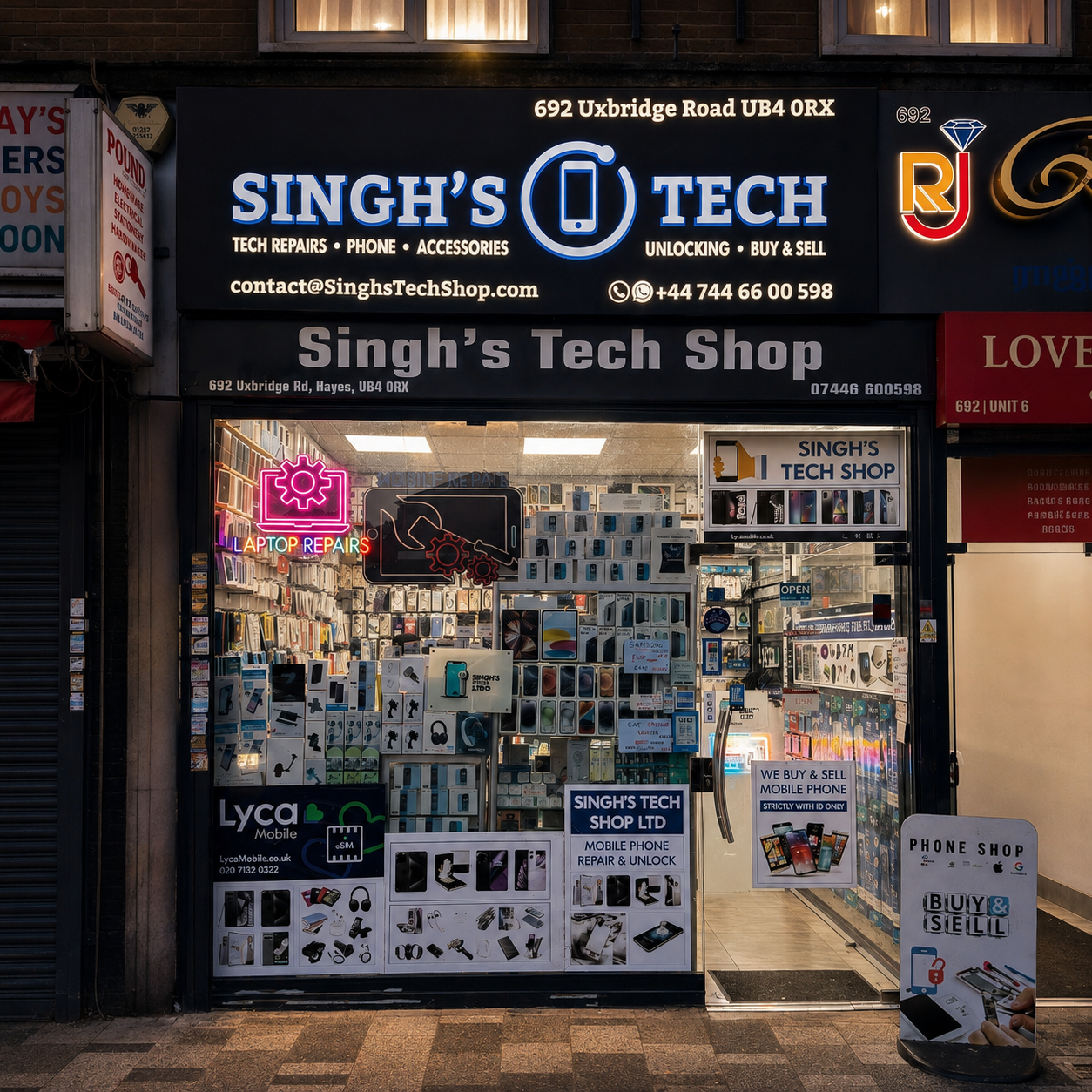 Singh's Tech Shop, Hayes