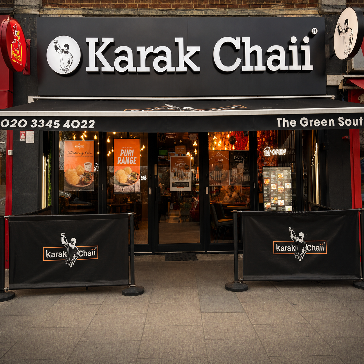 Karak Chaii on The Green